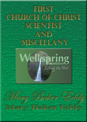 First Church of Christ Scientist and Miscellany